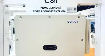 SOFAR launches 100-125kW C&I PV solutions globally at WFES 2023