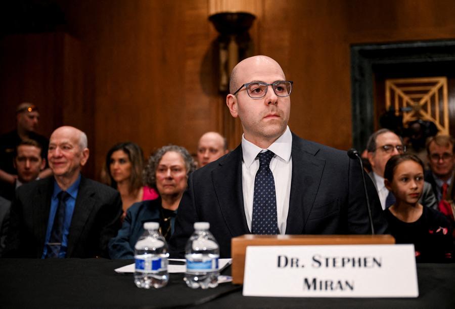 Fed independence in focus as US Senate holds hearing on Trump nominee Miran