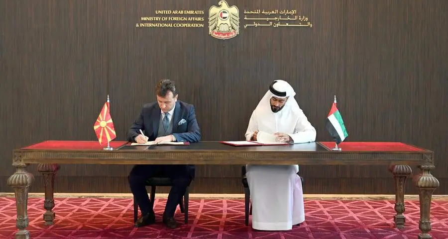 UAE and Republic of North Macedonia sign MoU on mutual visa exemption