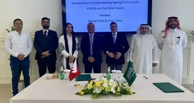 Foulath subsidiary, Bahrain Steel, signs LOI for iron ore pellet supply to Essar Group's KSA Green Steel Project