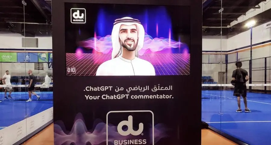 Du showcases Generative AI like ChatGPT capabilities at an exclusive governmental entities padel tournament
