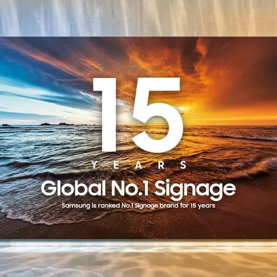 Samsung Electronics ranks first in global digital signage market for 15th consecutive year