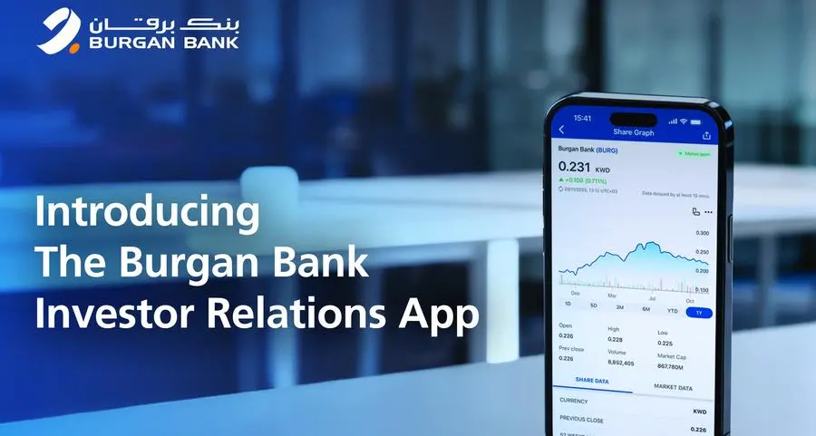 Burgan Bank launches investor relations mobile App to transform investor communication
