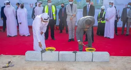 With a value of AED 800mln laying the foundation stone of \"Motorcity Views\"