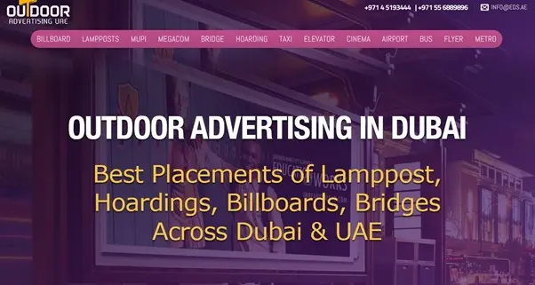 EDS announces the official launch of OutdoorAdvertisingUAE.com