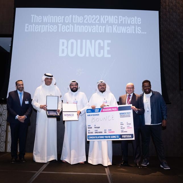 Bounce a cut above the rest; wins the 2022 KPMG Private Enterprise Tech Innovator in Kuwait