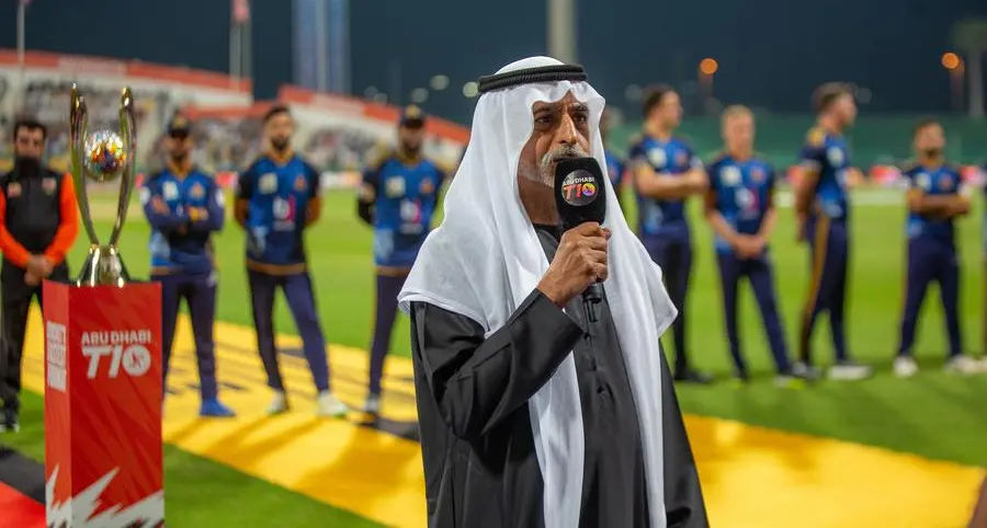 H.E. Sheikh Nahayan Mabarak Al Nahyan graces the Abu Dhabi T10 final with motivating words