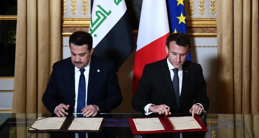 France and Iraq sign comprehensive strategic partnership agreement