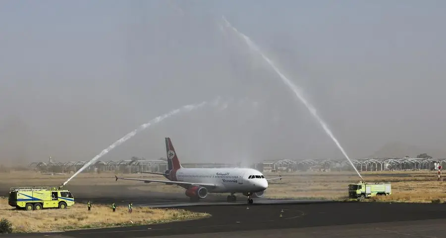 First commercial flight takes off from Sanaa, raising Yemen peace prospects