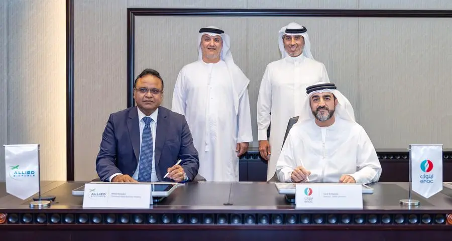 ENOC Group signs MoU with Allied Biofuels Holding for Sustainable Aviation Fuel supply cooperation