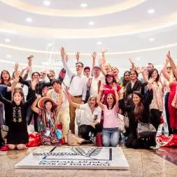 Sahara Centre visitors inspired by artwork by Mawaheb students