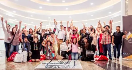 Sahara Centre visitors inspired by artwork by Mawaheb students