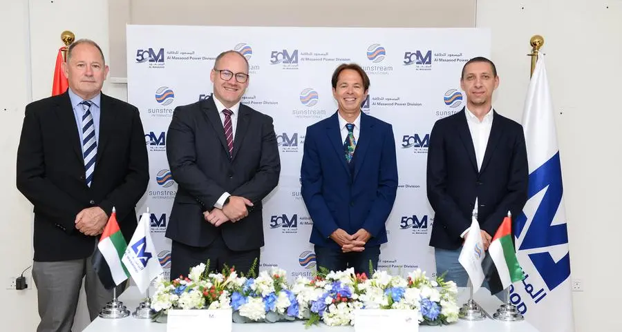 Al Masaood Power Division inks distribution agreement with Sunstream International for GCC