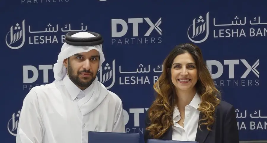 Lesha Bank and DTX Partners sign strategic collaboration to advance Shari’a compliant technology investments
