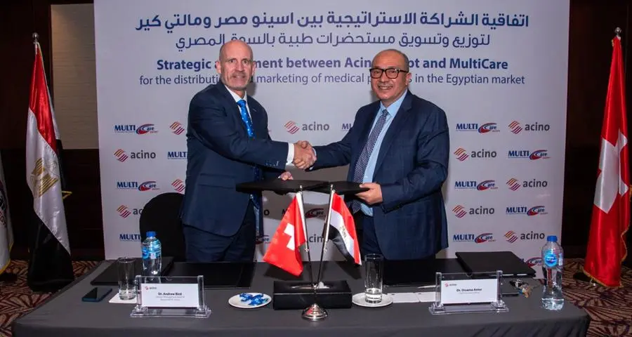 Acino joins forces with MultiCare to enhance patient services across Egypt & Middle East