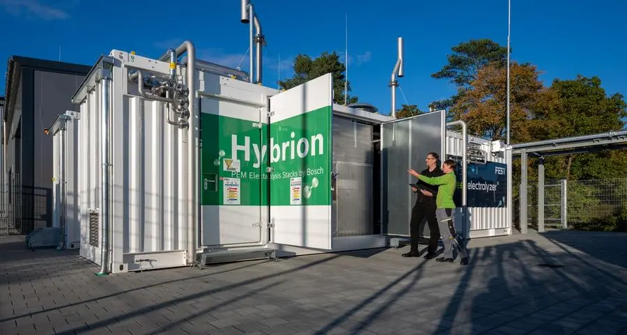 Bosch commissions its first in-house electrolyzer with Hybrion electrolysis stacks