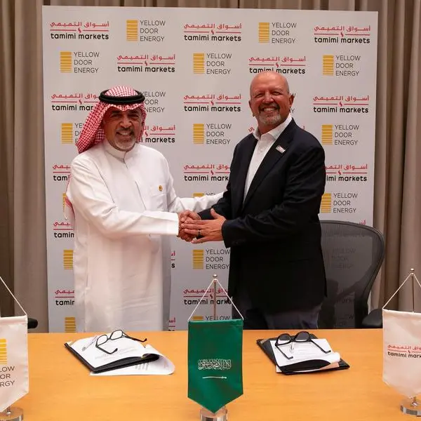Decarbonizing retail in KSA: Tamimi Markets and Yellow Door Energy sign solar lease