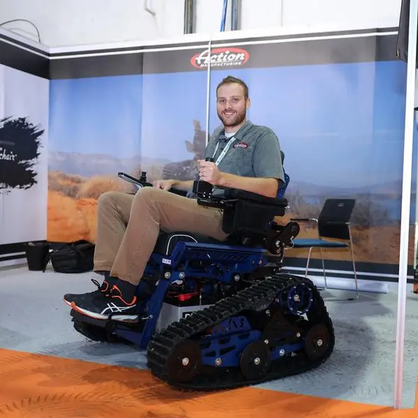 US company showcases all-terrain wheelchair at AccessAbilities Expo