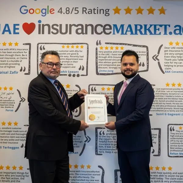 InsuranceMarket.ae officially named Superbrand