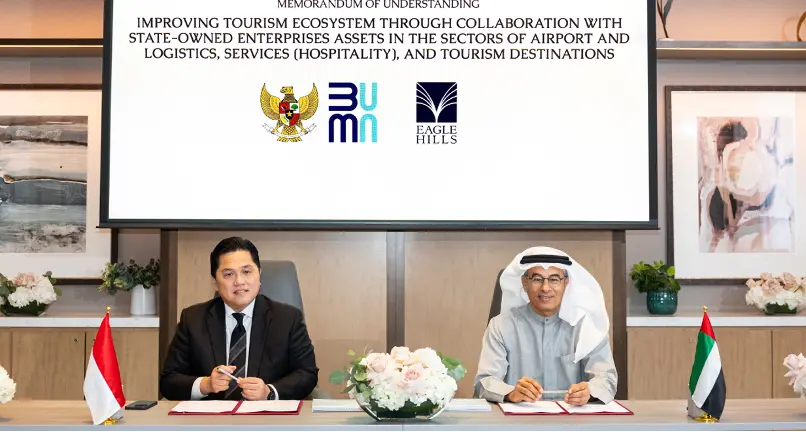 Indonesian Ministry of State-Owned Enterprises and UAE's Eagle Hills Properties sign $3bln tourism development agreement