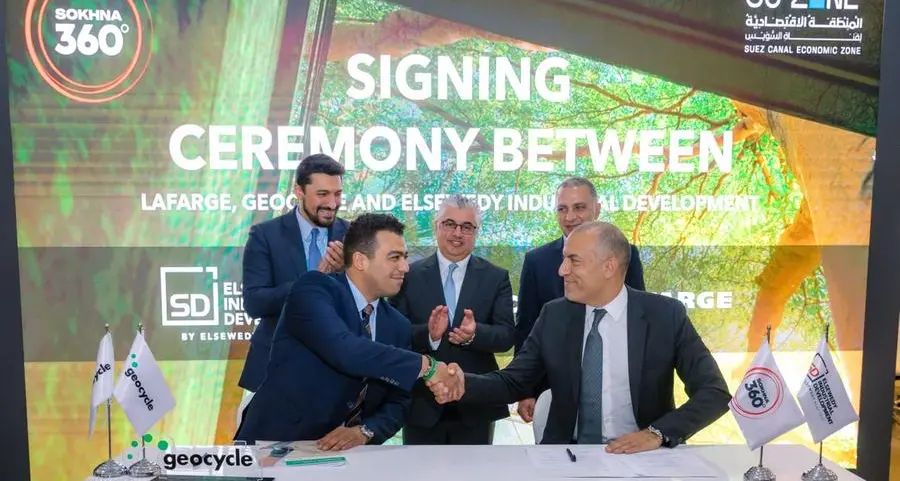 Elsewedy Industrial Development, Geocycle and Lafarge Egypt sign MoU