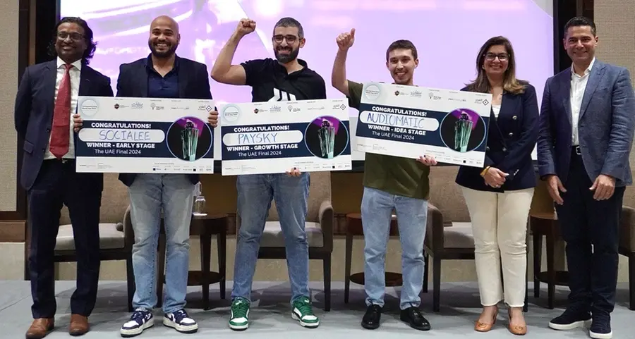 Audiomatic, Socialee, and PaySky takes top prize at Entrepreneurship World Cup 2024 national finals in Dubai