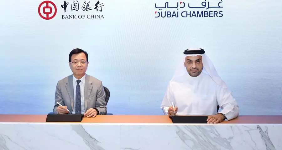 Dubai Chambers Signs MoU with Bank of China to support investors and enhance bilateral trade