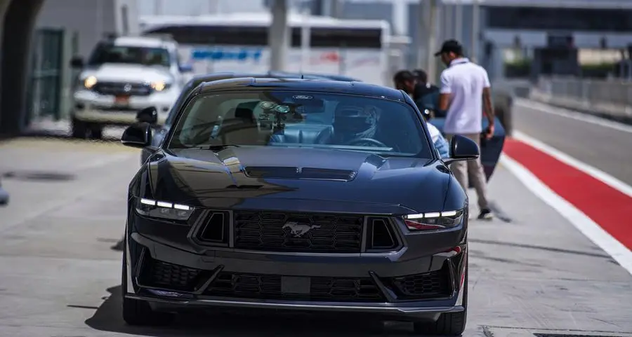 All-new Ford Mustang Dark Horse takes to the Bahrain International Circuit for the first time