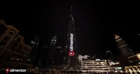 \"Almentor\" lights \" Burj Khalifa\" revealing its latest edition