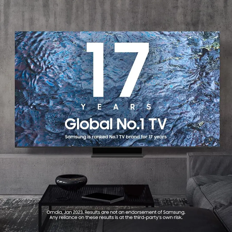 Recognizing innovative excellence: Samsung tops global tv market for 17 consecutive year