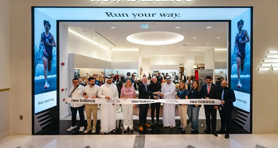 New Balance celebrates latest store opening in Place Vendome in Doha