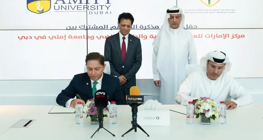 UAE Sports Science and Sports Medicine Center and Amity University Dubai sign cooperation agreement