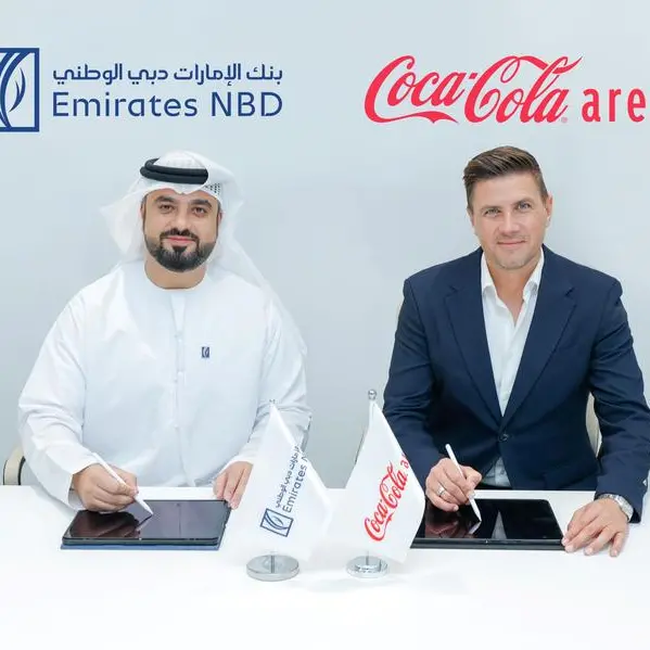 Emirates NBD becomes official banking partner of Coca-Cola Arena