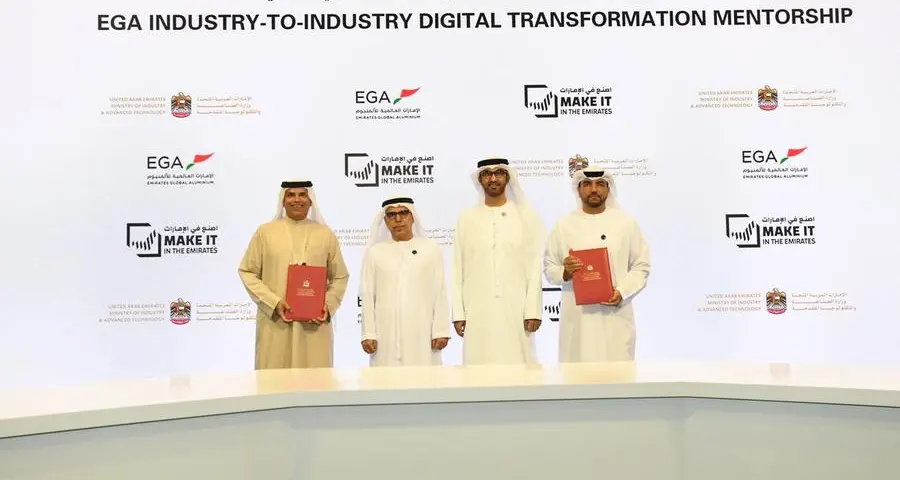 EGA and MoIAT sign agreement to utilise EGA Industry 4.0 expertise to accelerate adoption in UAE industry
