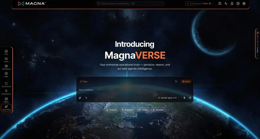 Magna AI unveils MagnaVERSE™ at Global AI Show to help enterprises operationalize AI at scale