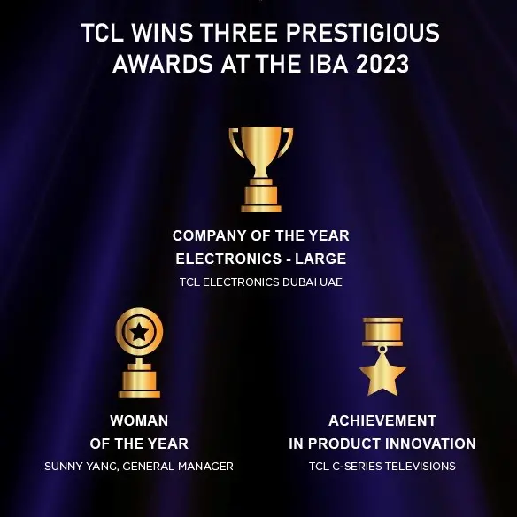 TCL crowned Electronics Company of the Year at 2023 International Business Awards