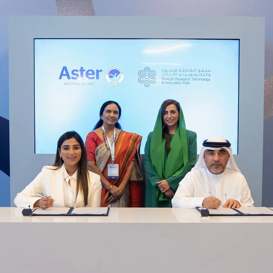 Sharjah Research Technology and Innovation Park (SPARK) and Aster DM Healthcare partner to shape the future of healthcare research and innovation in the UAE