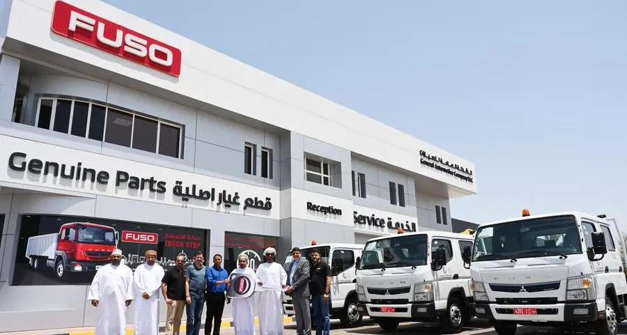 General Automotive Company delivers a fleet of Fuso Canter Euro 5 Trucks to Gulf Construction Company