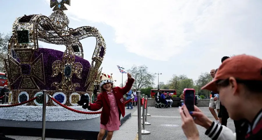 The crowns, jewels, swords and spoon used at King Charles' coronation