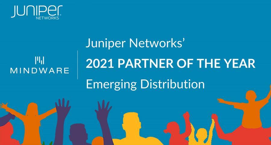 Mindware recognized as a 2021 Partner of the Year by Juniper Networks