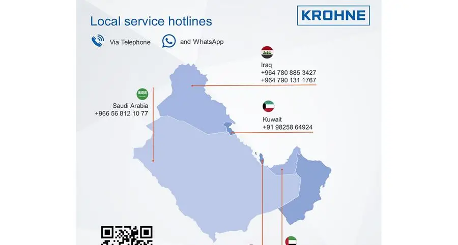 Krohne delivers customer service excellence across the Middle East