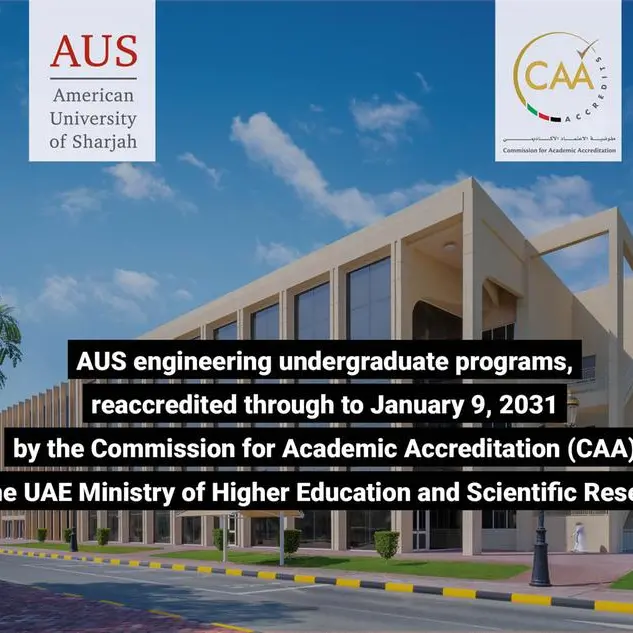 AUS College of Engineering secures renewed accreditation for all undergraduate programs from CAA