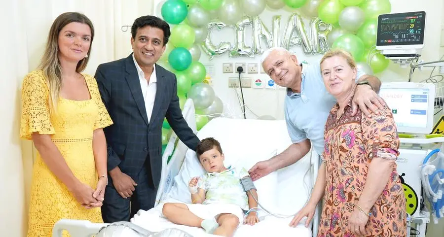 Six-year-old Turkish boy with rare genetic disorder gets ground-breaking gene therapy treatment at Medcare Women & Children Hospital