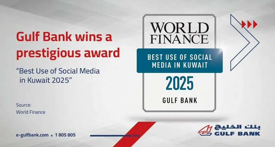 Gulf Bank wins the Best Use of Social Media in Kuwait award