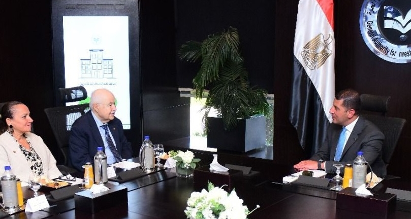 Abu-Ghazaleh and CEO of Egypt’s General Authority for Investment and Free Zones discuss cooperation