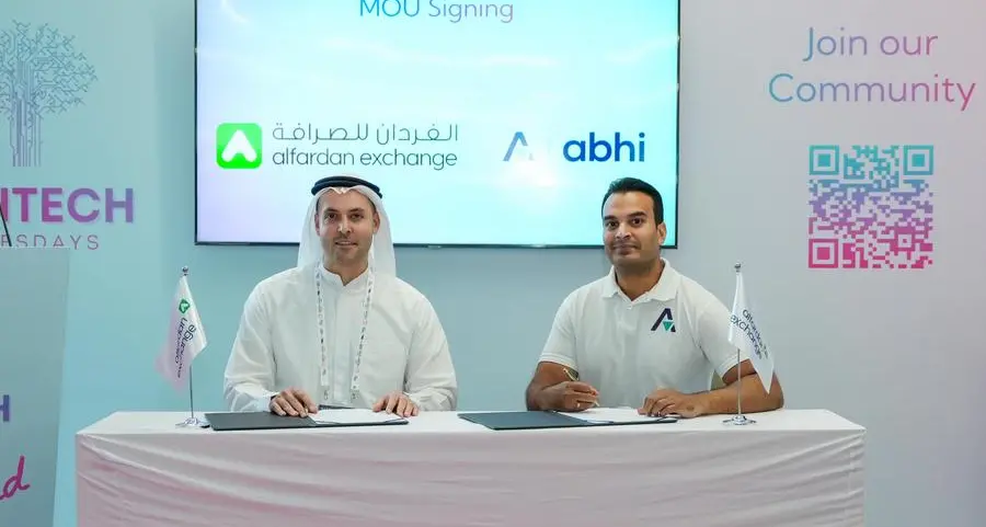 Al Fardan Exchange partners with ABHI to enhance financial access with salary advance for customers