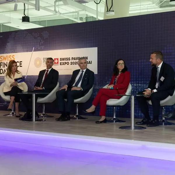 Federal Councillor Ueli Maurer inaugurates the Swiss Finance Day in the Swiss Pavilion at Expo 2020 Dubai
