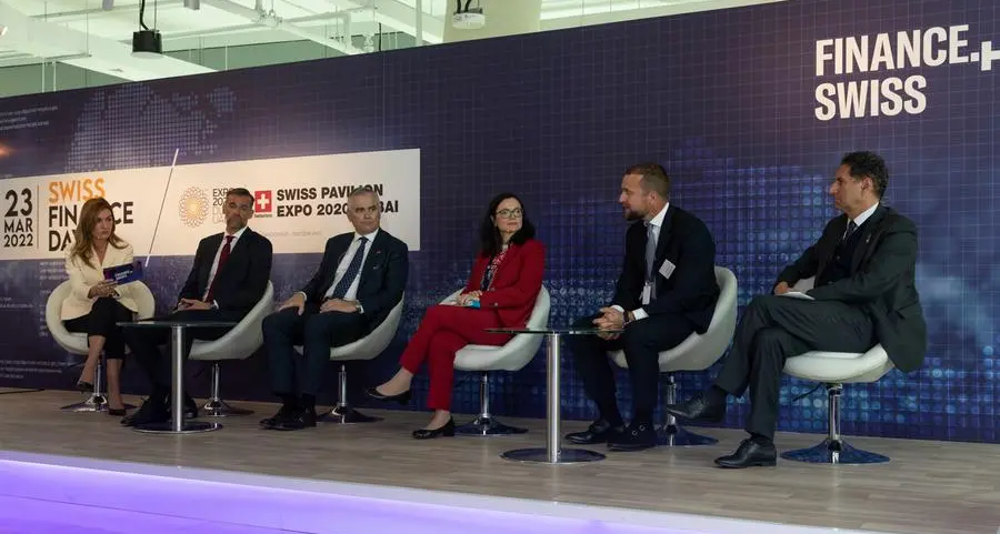 Federal Councillor Ueli Maurer inaugurates the Swiss Finance Day in the Swiss Pavilion at Expo 2020 Dubai