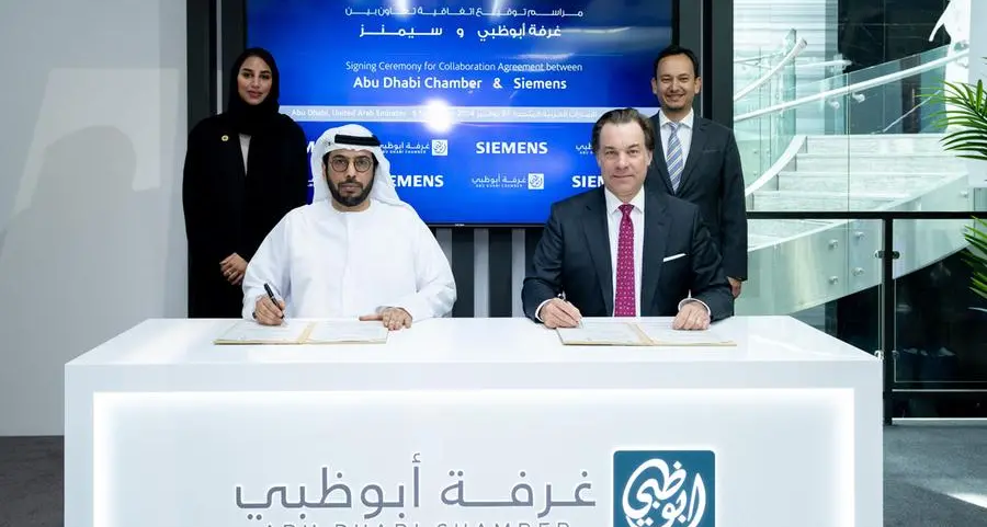 Abu Dhabi Chamber signs collaboration agreement with Siemens