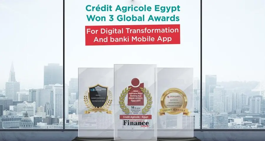 Crédit Agricole Egypt receives three prestigious awards in the year 2024